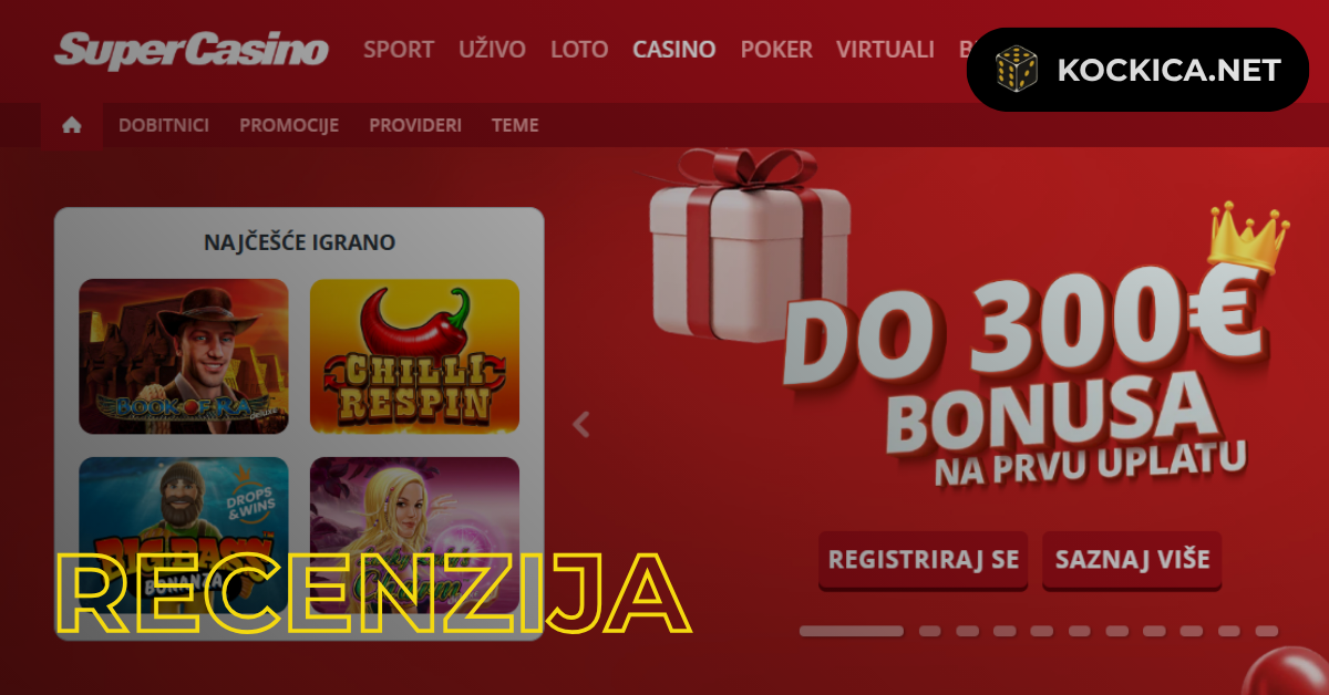 Supersport casino recenzija: Bonusi, igre, sigurnost, uplate i isplate, ocjena